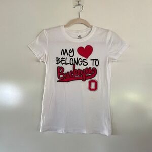 Ohio State Women's‎ Small Buckeye Baby Tee University College Football Spirit